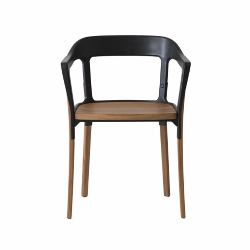 Magis（マジス）アームチェア Steelwood Chair ブラック / ウォルナット商品画像