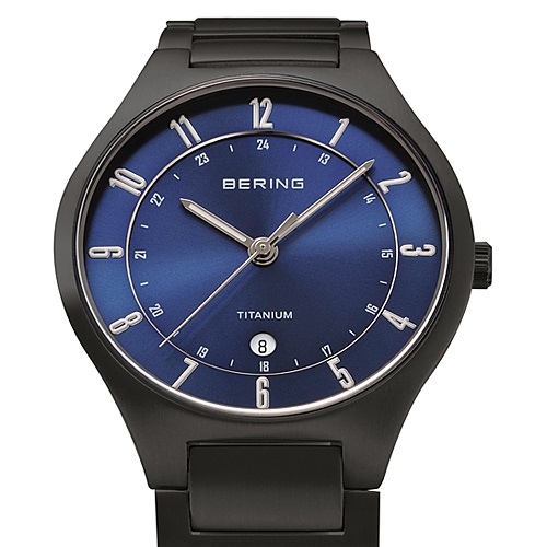 【廃番】BERING（ベーリング）腕時計 「Link Titanium（リンク・チタニウム）」 ブルー×ブラック商品画像
