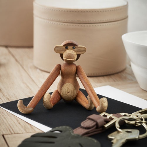 【予約注文】Kay Bojesen Denmark（カイ・ボイスン デンマーク）「Monkey（モンキー）」mini チーク/リンバ商品画像