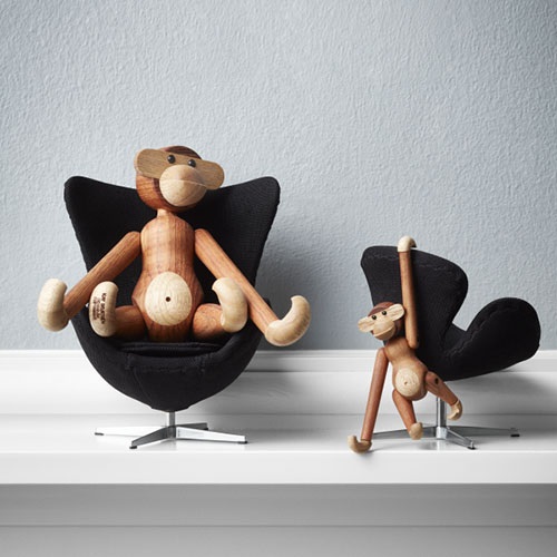 【予約注文】Kay Bojesen Denmark（カイ・ボイスン デンマーク）「Monkey（モンキー）」mini チーク/リンバ商品画像