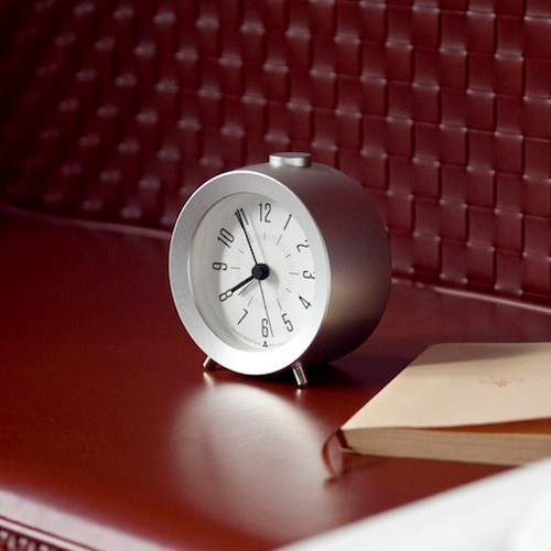 Lemnos（レムノス）置時計 JIJI alarm（ジジアラーム） ブラック商品画像