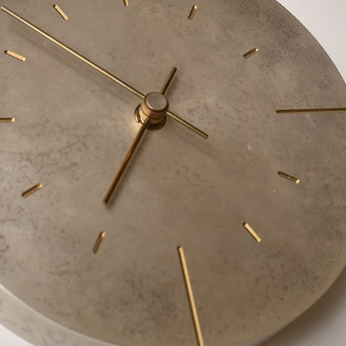 Lemnos（レムノス）掛時計 Orb（オーブ） 斑紋純銀色（シルバー）商品画像
