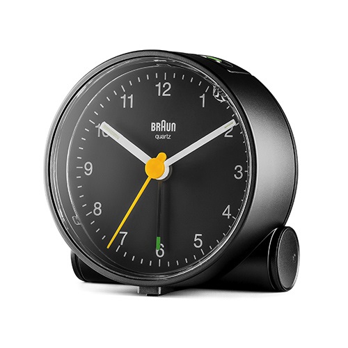 【廃番】BRAUN（ブラウン）置時計 Classic Analog Alarm Clock BC01B 69mm ブラック商品画像