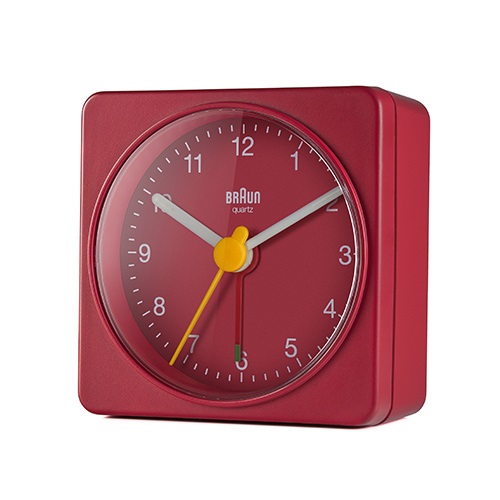 【廃番】BRAUN（ブラウン）置時計 Alarm Table Clock BC02R 57mm レッド商品画像