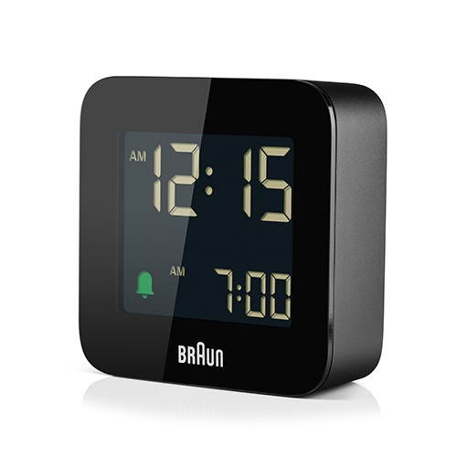 【廃番】BRAUN（ブラウン）置時計 Digital Alarm Clock BC08B 57.5mm ブラック商品画像