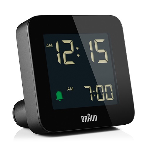 【一時取扱中止】BRAUN（ブラウン）置時計 Digital Alarm Clock BC09B 75mm ブラック商品画像
