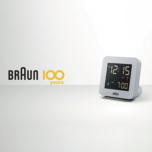 【廃番】BRAUN（ブラウン）置時計 BC09 75mm グレー商品画像