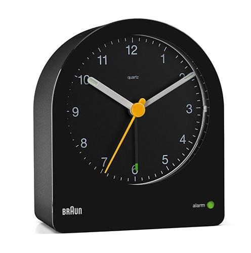 【廃番】BRAUN（ブラウン）置時計 Analog Alarm Clock BC22B 78mm ブラック商品画像