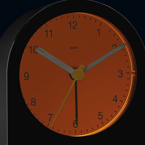 【廃番】BRAUN（ブラウン）置時計 Analog Alarm Clock BC22B 78mm ブラック商品画像