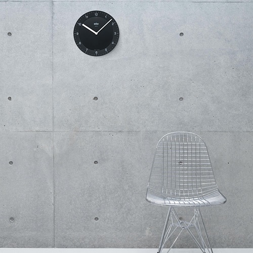 【一時取扱中止】BRAUN（ブラウン）掛時計 Wall Clock BC06B 200mm ブラック商品画像