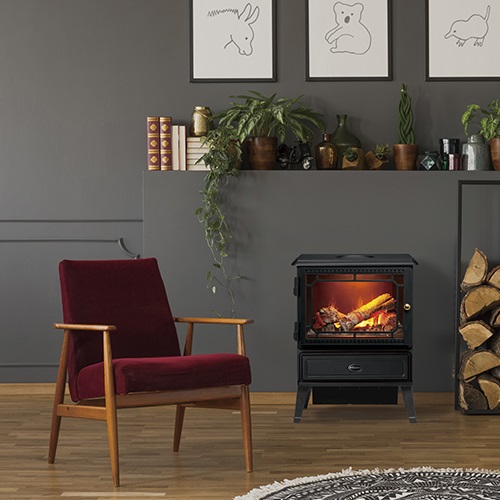 DIMPLEX（ディンプレックス）電気暖炉 Glasgow（グラスゴー）ペブルグレー 3～8畳用商品画像