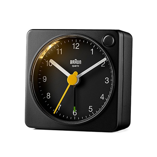 【廃番】BRAUN（ブラウン）置時計 Alarm Table Clock BC02XB 57mm ブラック商品画像