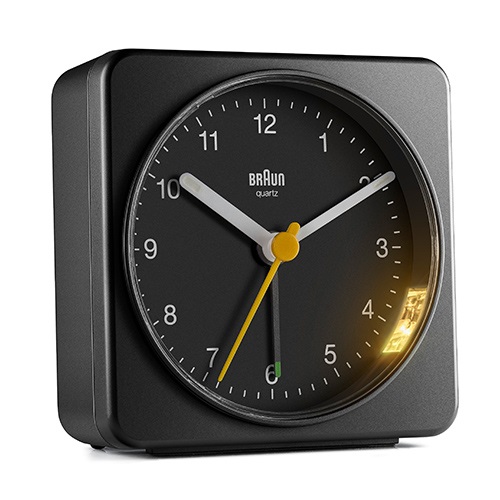【廃番】BRAUN（ブラウン）置時計 Alarm Table Clock BC03B 78mm ブラック商品画像