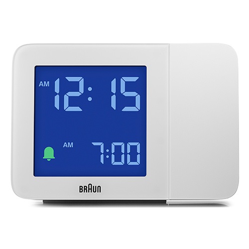 廃番】BRAUN（ブラウン）置時計 Digital Projection Alarm Clock BC15W