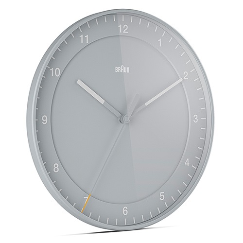 BRAUN（ブラウン）掛時計 BRAUN Wall Clock GRAY BC17G グレー