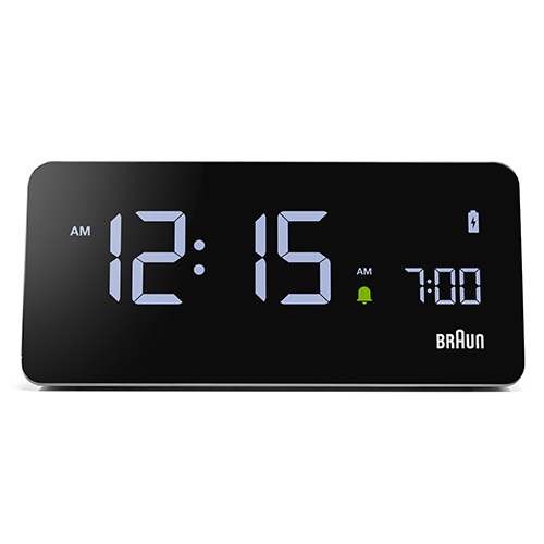 一時取扱中止】BRAUN（ブラウン）置時計 Digital Alarm Clock Qi