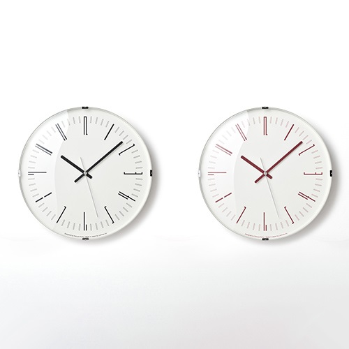 【廃番】Lemnos（レムノス）掛時計 Draw wall clock（ドロー ウォール クロック） ブラック商品画像