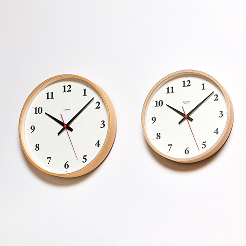 Lemnos（レムノス）掛時計  Plywood clock  φ305mm  ナチュラル商品画像
