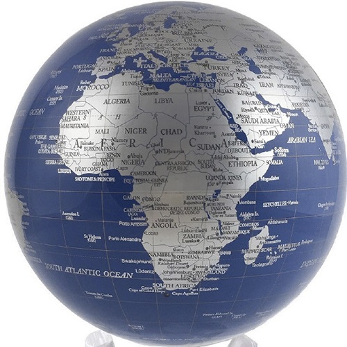 MOVA 地球儀 MOVA Globe（ムーバ・グローブ）Φ11cm ブルーシルバー ...