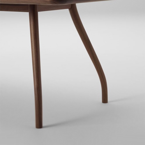 マルニコレクション 丸テーブル  Tako  ウォルナット/ナチュラルブラウン w150cm商品画像