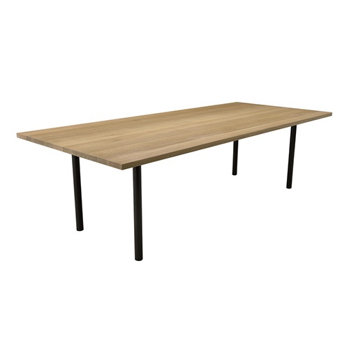 マルニコレクション テーブル MALTA(鋼脚) オーク/ナチュラルホワイト w180cm商品画像