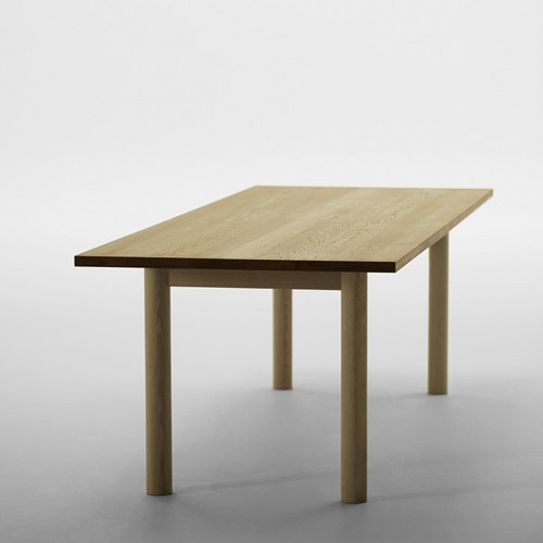 マルニコレクション テーブル MALTA(木脚) オーク/ナチュラルホワイト w210cm商品画像