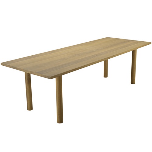 マルニコレクション テーブル MALTA(木脚) オーク/ナチュラルホワイト w240cm商品画像