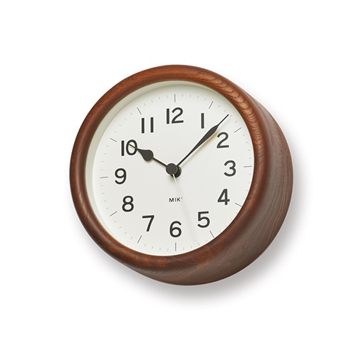 【一時中止】Lemnos（レムノス）掛置兼用時計 MIKI（ミキ） ブラウン商品画像