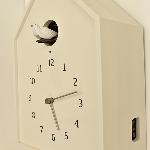 Lemnos（レムノス）置掛兼用時計 Birdhouse Clock（バードハウス クロック） ナチュラル商品画像