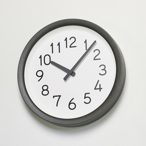 【廃番】Lemnos（レムノス）掛時計 Day To Day Clock（デイ トゥ デイ クロック） ブラック商品画像