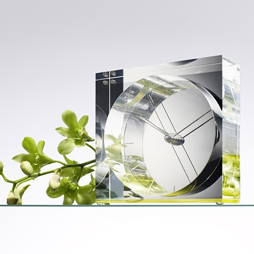 【廃番】Lemnos（レムノス）置時計 IRIS（イリス） グリーン商品画像