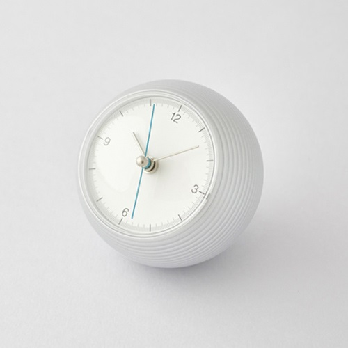 Lemnos（レムノス）置時計 earth clock（アース クロック） ホワイト