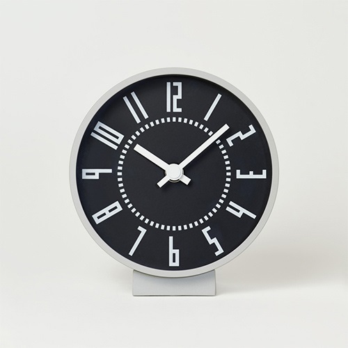 Lemnos（レムノス）置時計 eki clock S（エキ クロック エス） ブラック商品画像