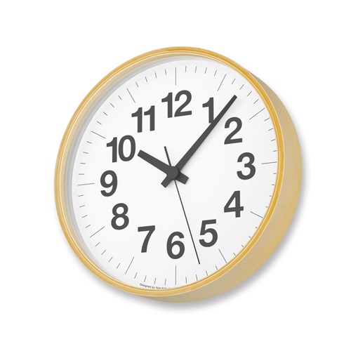 Lemnos（レムノス）掛時計 ナンバーの時計 PLY Φ254mm商品画像