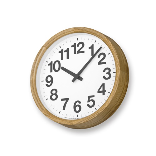 【廃番】Lemnos（レムノス）電波時計 Clock A（クロック エー） ナチュラル商品画像