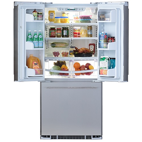 【完売】mabe（マーベ）「フレンチドア冷蔵庫 MC550」ステンレス商品画像