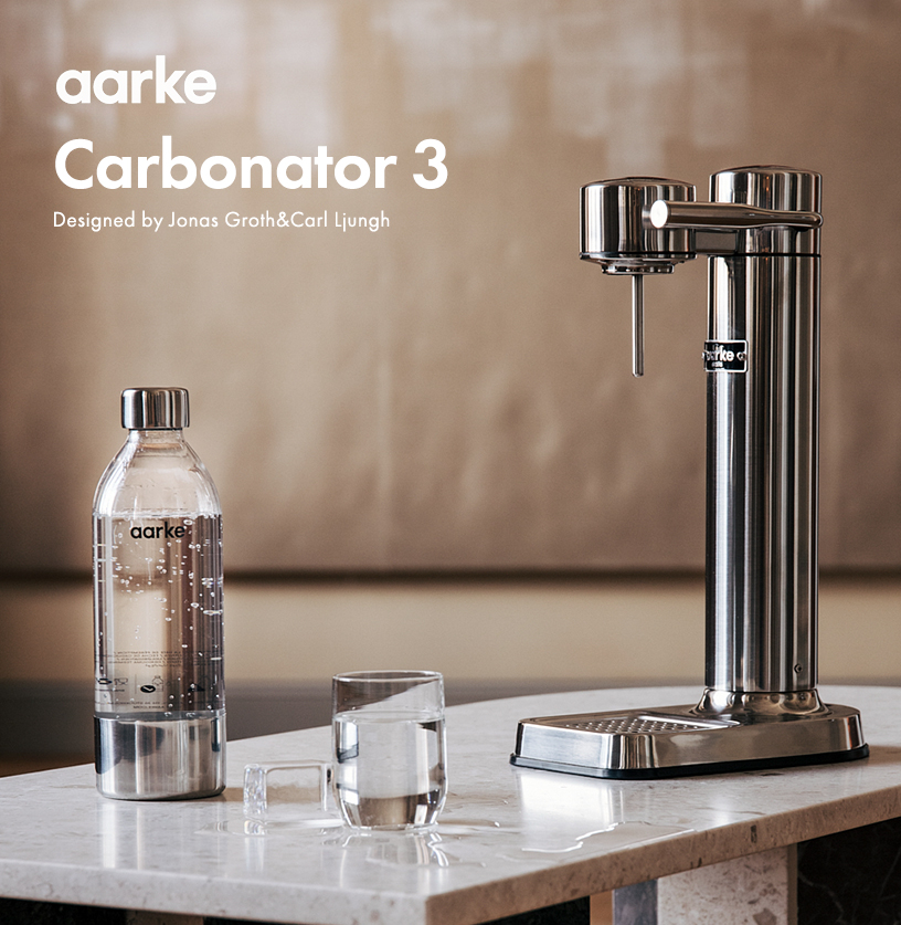 在庫あり】aarke（アールケ）炭酸ソーダマシン Carbonator III スチールシルバー | キッチン家電 |  の通販「ヤマギワオンラインストア」