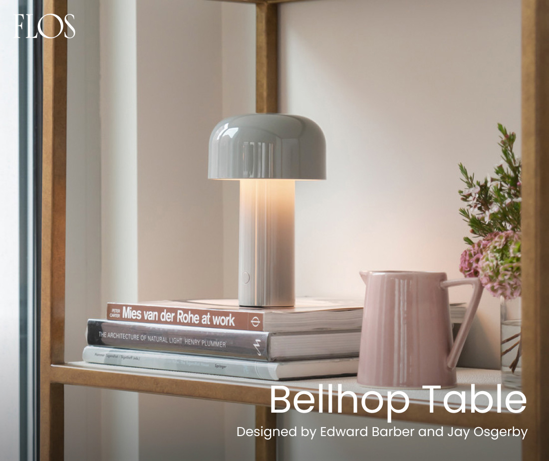 予約注文】FLOS（フロス）テーブル照明 BELLHOP レッド | テーブル