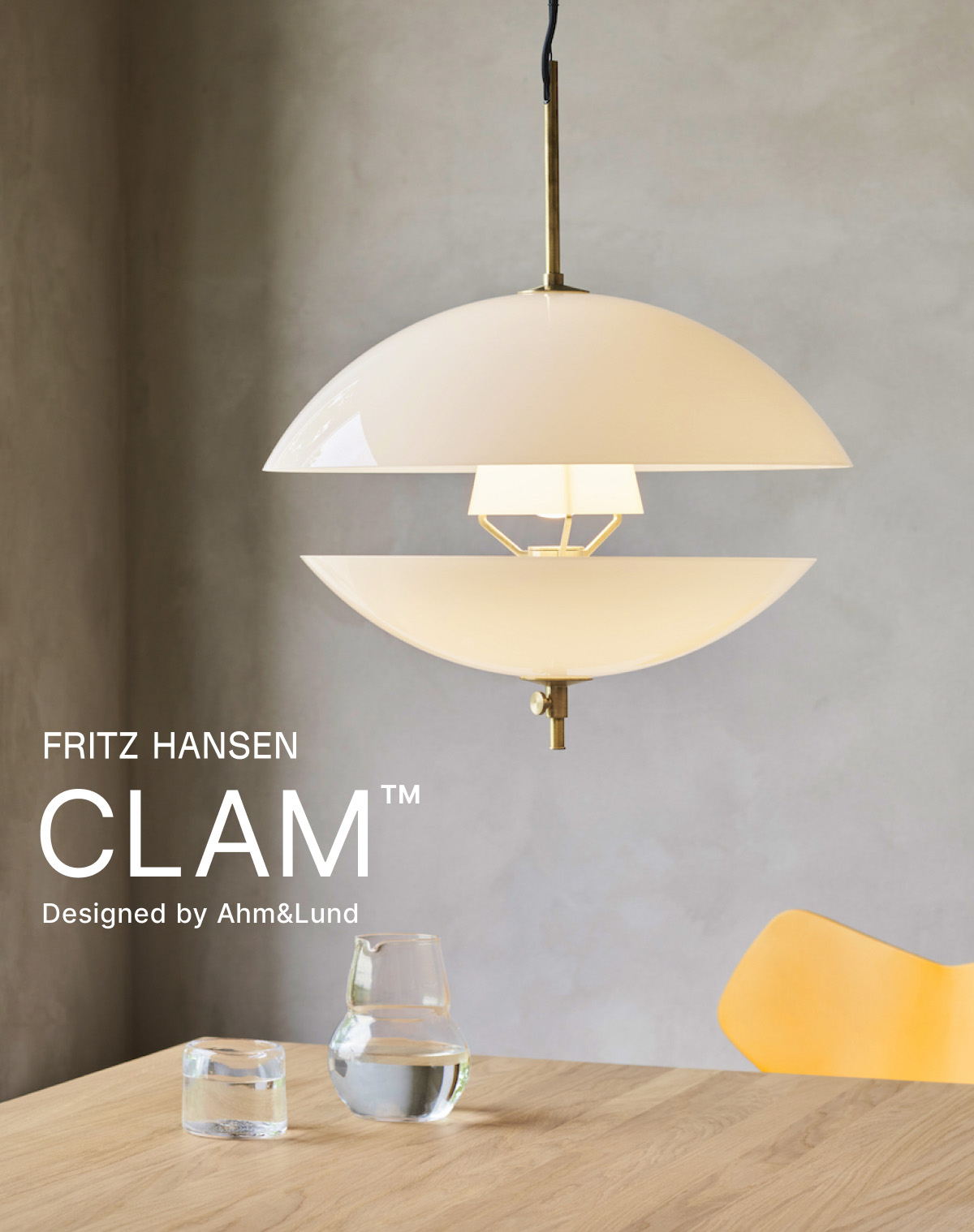 Fritz Hansen（フリッツハンセン ）ペンダントライト CLAM（クラム）