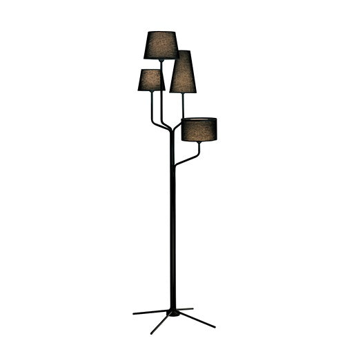 【廃番】almerich（アルメリッチ） フロア照明 TRIA FLOOR ブラック【受注品】