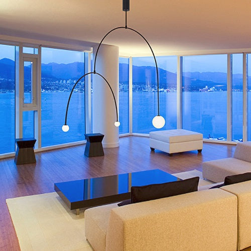 MOBILE CHANDELIER 7 ブラック W250mm - YAMAGIWA OnlineStore