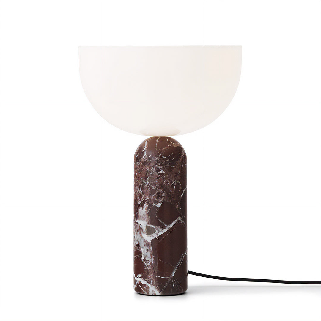 KIZU TABLE LAMP LARGE ホワイトマーブル Φ300mm - YAMAGIWA OnlineStore