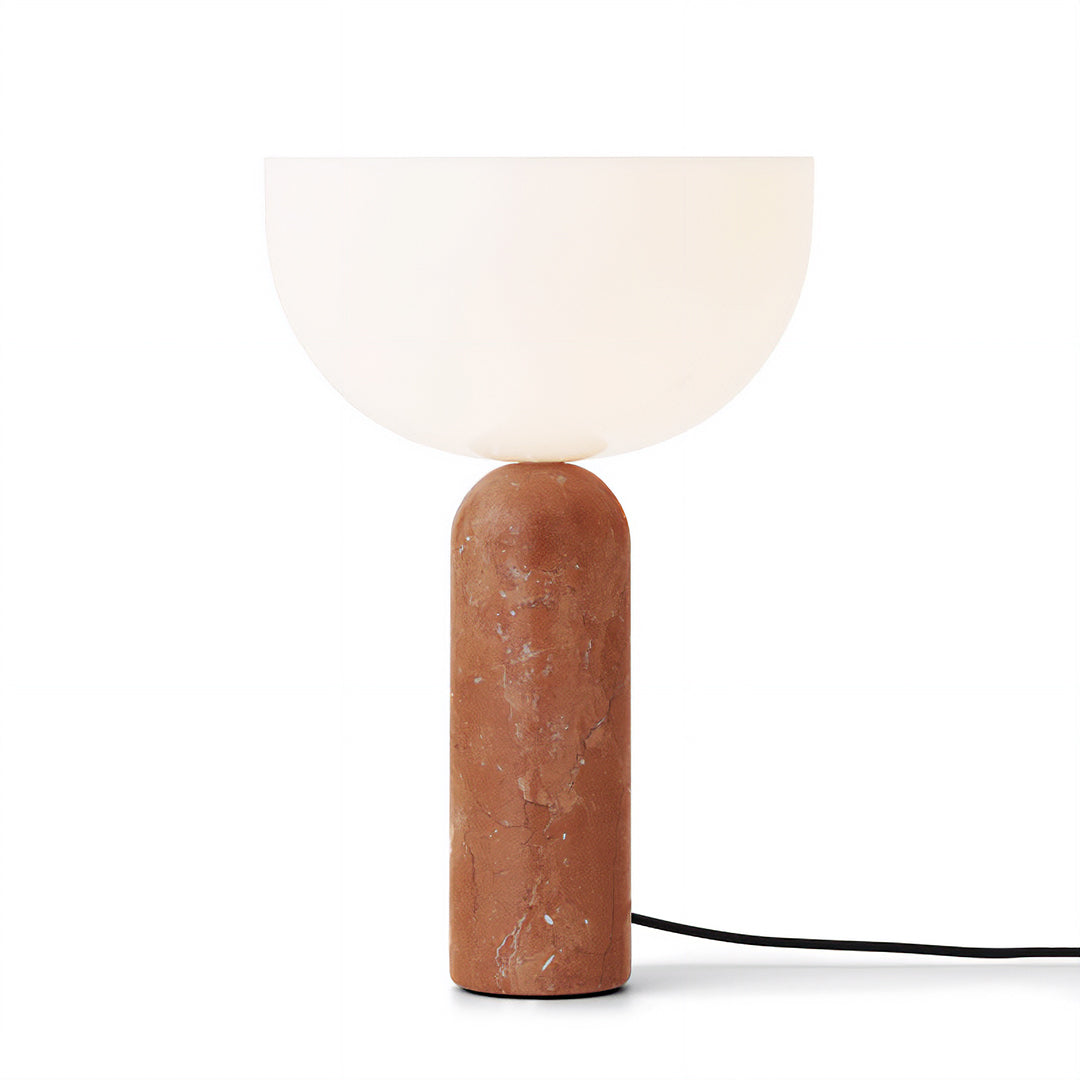 KIZU TABLE LAMP LARGE ホワイトマーブル Φ300mm - YAMAGIWA OnlineStore