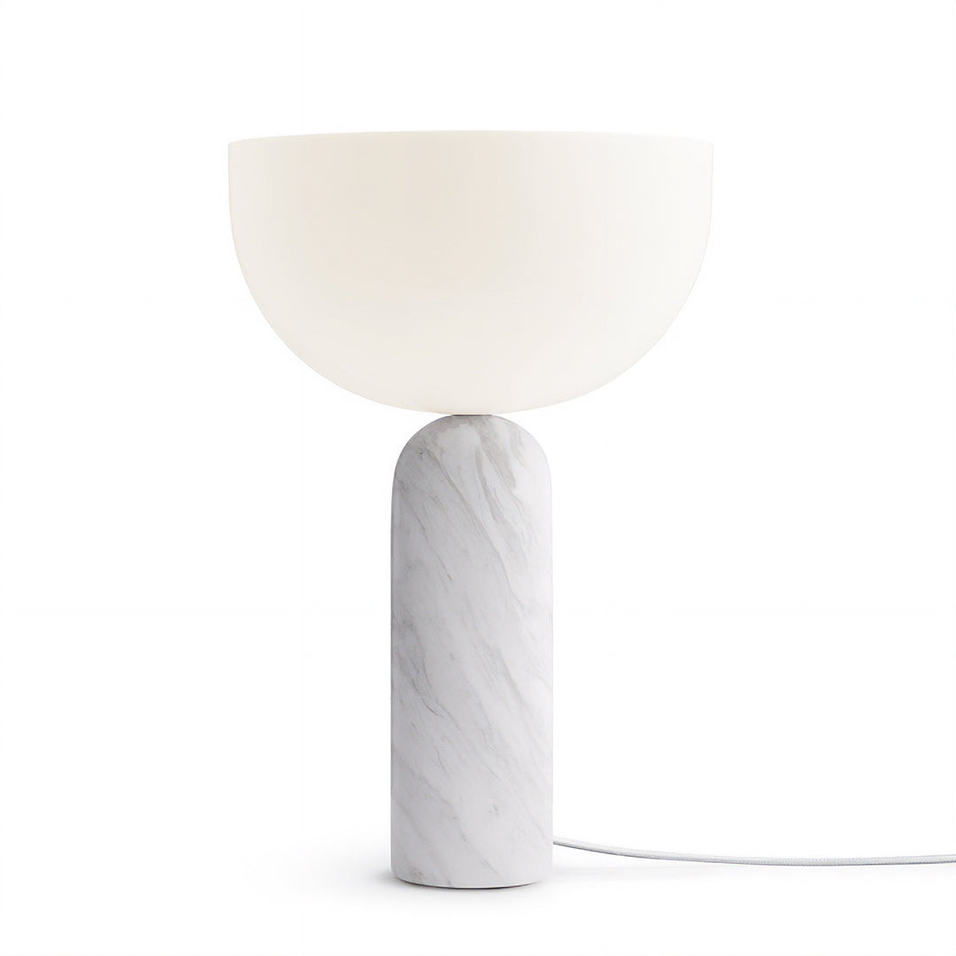 KIZU TABLE LAMP LARGE ホワイトマーブル Φ300mm - YAMAGIWA OnlineStore