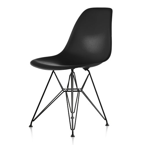 Eames Shell Chair / Side Chair（DSR） ブラック / ブラック SH410mm