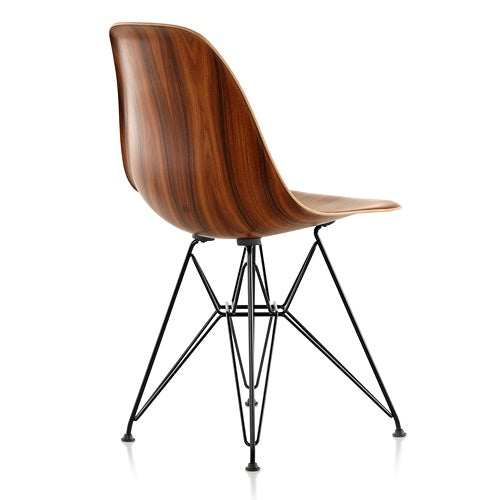 Eames Wood Shell Chairs ブラック/サントスパリサンダー SH410mm