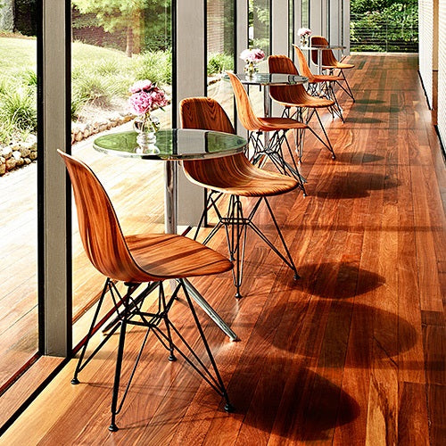 Eames Wood Shell Chairs ブラック/サントスパリサンダー SH410mm – YAMAGIWA OnlineStore