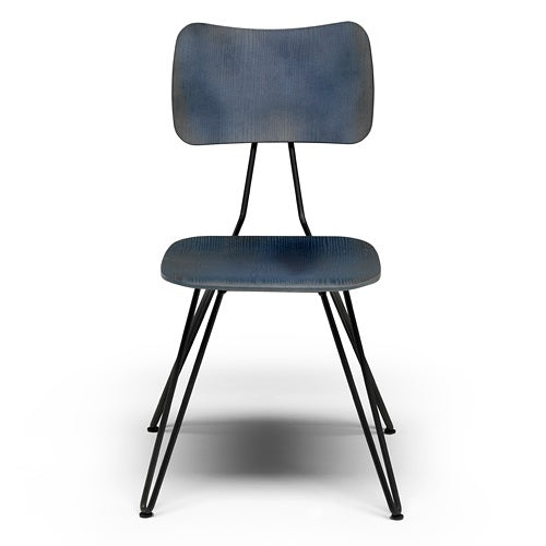 【廃番】DIESEL LIVING（ディーゼル・リビング）with MOROSO「OVERDYED SIDE CHAIR」INDIGO BLUE【取寄品】[FURF01FUFUR/FU001]