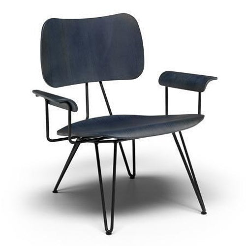 【廃番】DIESEL LIVING（ディーゼル・リビング）with MOROSO「OVERDYED LOUNGE CHAIR」INDIGO BLUE【取寄品】[FURF02FUFUR/FU001]