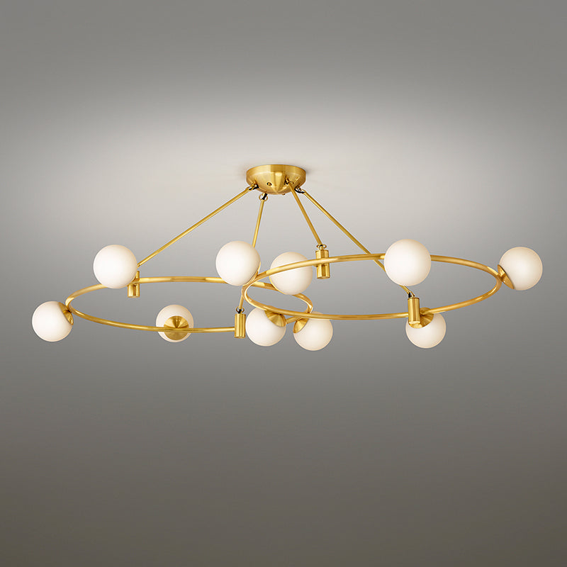 LEI ブラス/ホワイト 10灯